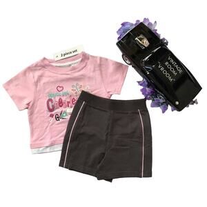 Athletic Works New 2 Piece Outfit Girls Size 18M